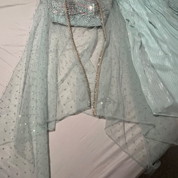 Sangeet / Wedding / Party wear Mirror work fancy jacket suit - Picture 7 of 15